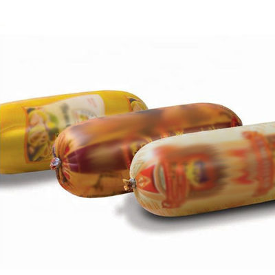 Afdrukbaar en op maat gemaakte kunstmatige worsthoes Food Packaging Film PA/PE PVDC-hoes