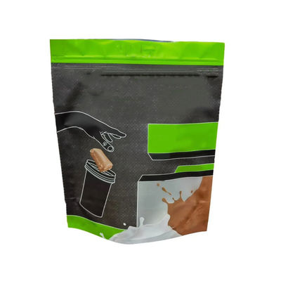 Whey Protein Bag met PVDC coated KPET Vochtbestendige Stand Up Zip Lock Gravure Printing