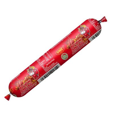 Druk op maat Wurst Hoes Plastic Rolls Instant Ham gerookt PVDC Dekking Bovenonder Thermische vorming
