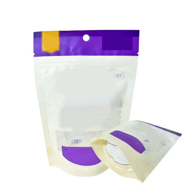 Matte glanzende afwerking Stand Up Zipper Pouch PVDC Polyester gelamineerd voor huisdieren