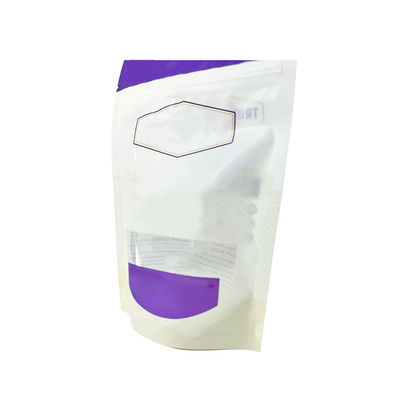 Matte glanzende afwerking Stand Up Zipper Pouch PVDC Polyester gelamineerd voor huisdieren