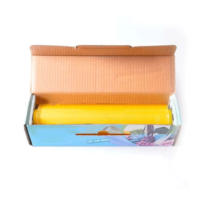 Vers voedselverpakking Transparent PVDC Cling Film Wrap Slide Cutter Stretch Film