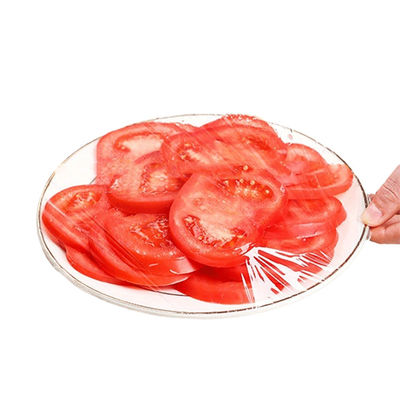 PVDC PVC PE verpakkingsmateriaal Plastic wrap roll Transparent PE Protective Food Cling Film met glijdoos