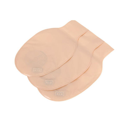 Oop zak voor stomie, zakklem, sluiting, afvoerbare 15-60 mm, beige