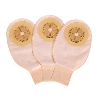 Oop zak voor stomie, zakklem, sluiting, afvoerbare 15-60 mm, beige