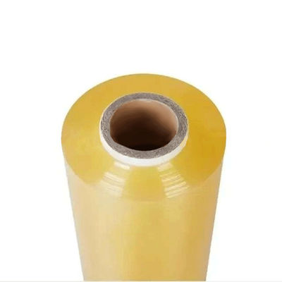 Voedingsmiddelenverpakking PVC-clampfilmrol Voedselverpakking met metalen snijmachine Schuifmachine PVDC / PE / LDPE / PVC
