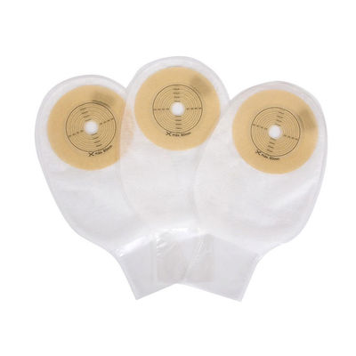 Single Liner Colostomy Bag Duidelijk Open Pocket Clamp sluiting Afvoerbare 15-60mm