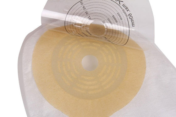 Single Liner Colostomy Bag Duidelijk Open Pocket Clamp sluiting Afvoerbare 15-60mm