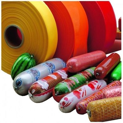 Roll Flat PVDC Plastic Sausage Casing Film Breedte 140mm 180mm
