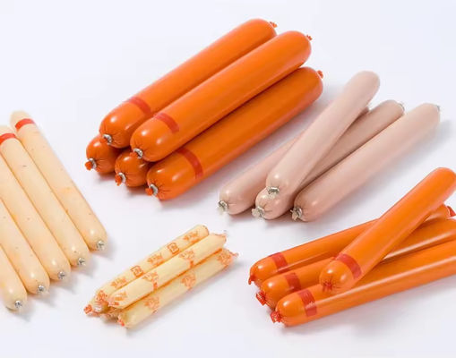 Op maat gedrukt Plastic Casing Polyamide Casing Ham sausage leveranciers