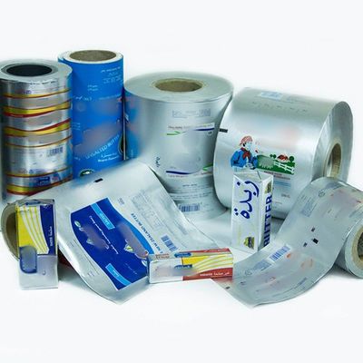 Op maat gemaakte laagtemperatuur gelamineerde hitteverzegeling Lack Aluminiumfolie Kaas Verpakking Verpakkingspapier Margarine Botter Verpakkingsfilm