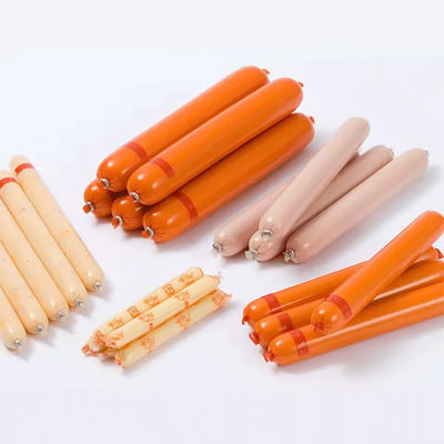 Gepersonaliseerd logo PVDC basis Plastic sausage casing film hoge transparantie