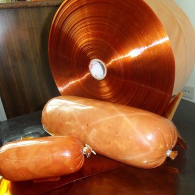 30-350 mm Platte breedte PVDC Plastic Sausage Casing Film Hittebestendig tot 90C Voor Sausage Verpakking