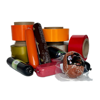Plastic film PVDC krimpzak voor collageen behuizing worst vochtbestendige verpakking