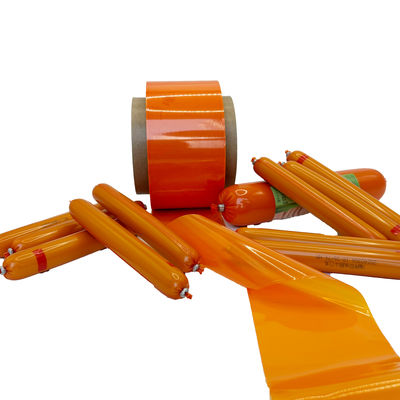 Gepersonaliseerd logo PVDC Plastic Sausage Casing Film Voor Verpakking